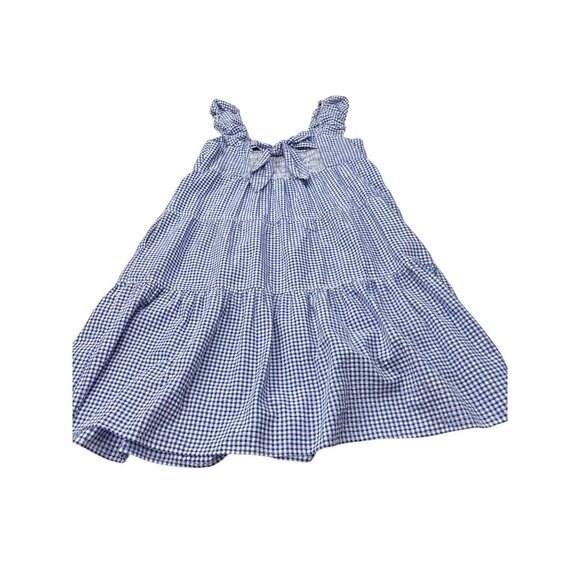 Old Navy Blue & White Gingham Tiered Sundress Size L - Picture 4 of 9